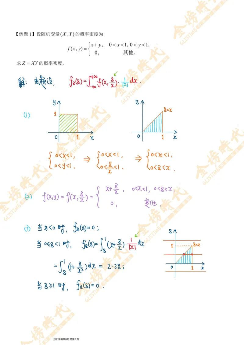 概率统计专题第04节二维随机变量积商函数的密度（手写板书）_07.2026考研数学李永乐全程班_01.2026考研数学金榜李永乐_09.李永乐&times;薛威26考研数学保命班_00.配课讲义