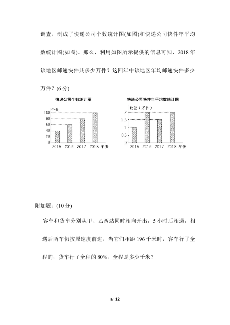 青岛版数学六年级下册小升初仿真卷(二)及答案_小学1-6年级全部试卷_数学_六年级_3-11-4、小学六年级数学下册_3-11-4-2、练习题、作业、试题、试卷_青岛版_期末测试卷