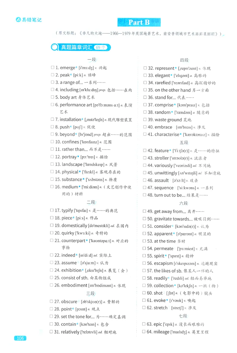 2024考研真相英语二真题配套词汇（2004-2023）_41考研英语一二历年真题解析_英语二_真题配套词汇