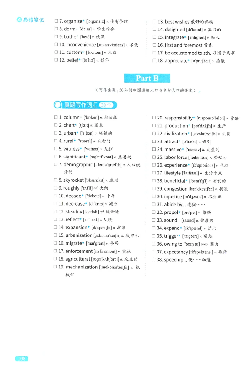 2024考研真相英语二真题配套词汇（2004-2023）_41考研英语一二历年真题解析_英语二_真题配套词汇