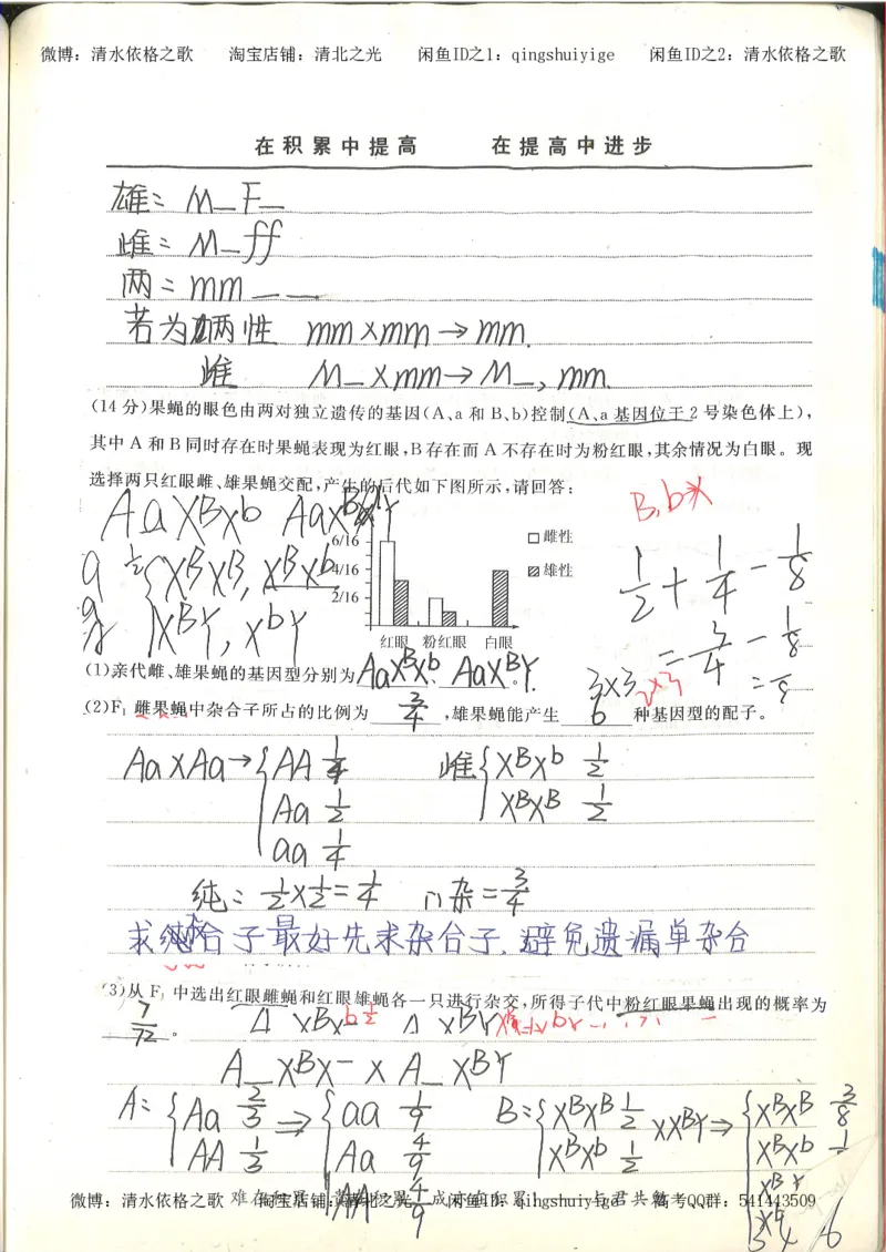 衡水中学高一生物错题与改错_高中衡水学霸笔记_高中全部赠品_错题集高中九科_生物积累与改错