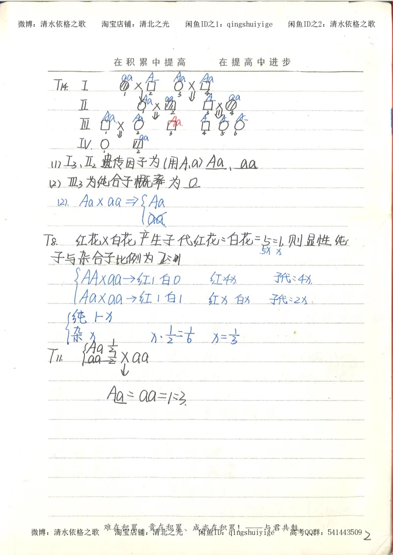 衡水中学高一生物错题与改错_高中衡水学霸笔记_高中全部赠品_错题集高中九科_生物积累与改错