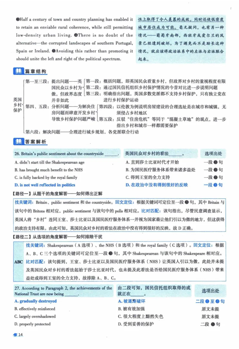 2016年真题逐题细解_41考研英语一二历年真题解析_英语一_解析册+逐词逐句册