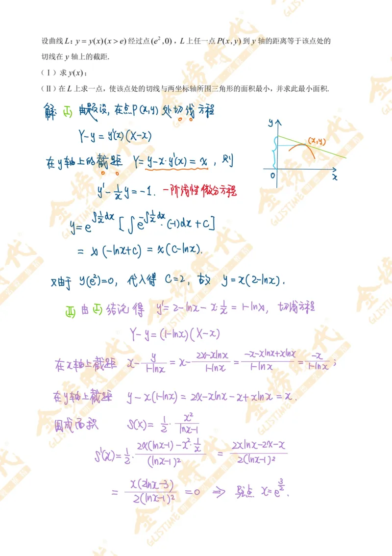 真题高等数学必考题型第03节常微分方程和差分方程（手写板书）_07.2026考研数学李永乐全程班_01.2026考研数学金榜李永乐_09.李永乐&times;薛威26考研数学保命班_00.配课讲义