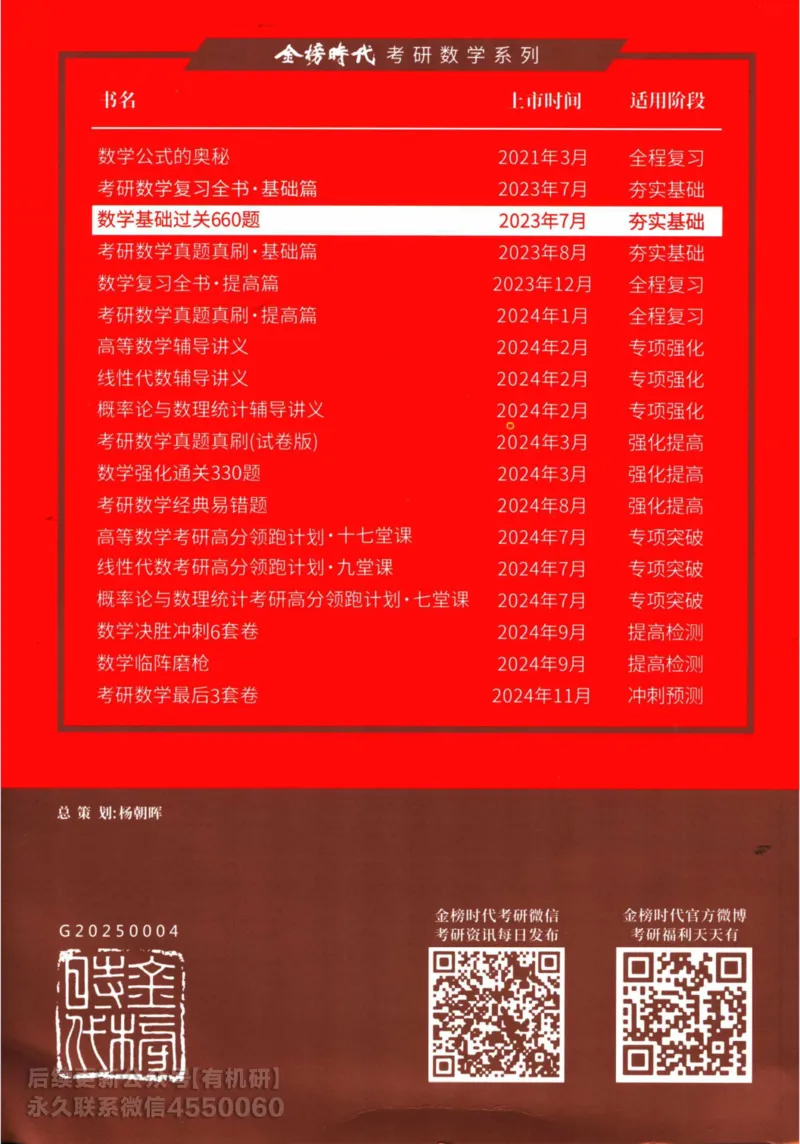 2025考研数学基础过关660题习题册（数学三）_01.2026考研数学有道武忠祥刘金峰全程班_01.2026考研数学武忠祥刘金峰全程班_00.书籍和讲义_00.配套书籍_26版660题数三_2025版