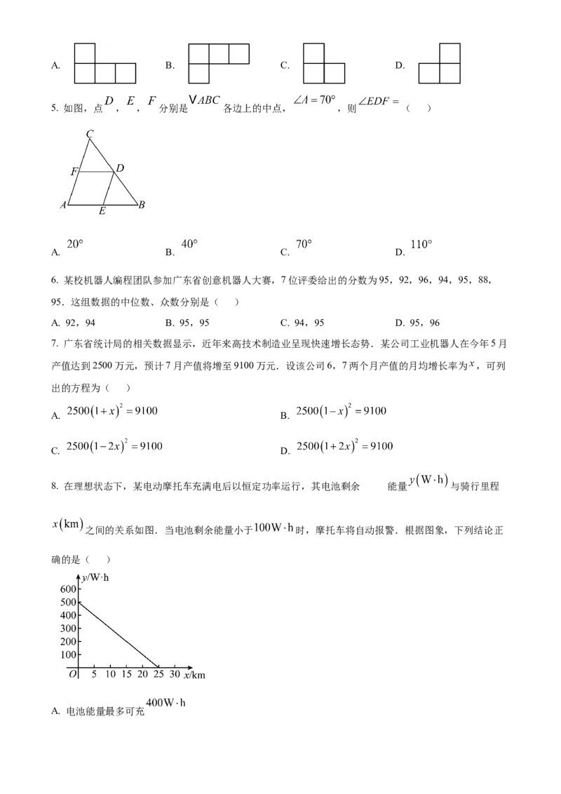 2025年广东省中考数学真题（空白卷）_❤广东中考真题备考2026_2.广东中考数学2008-2025