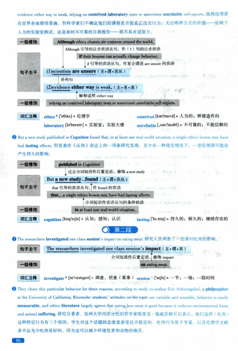 2022年逐词逐句精讲册_41考研英语一二历年真题解析_英语二_解析册+逐词逐句册