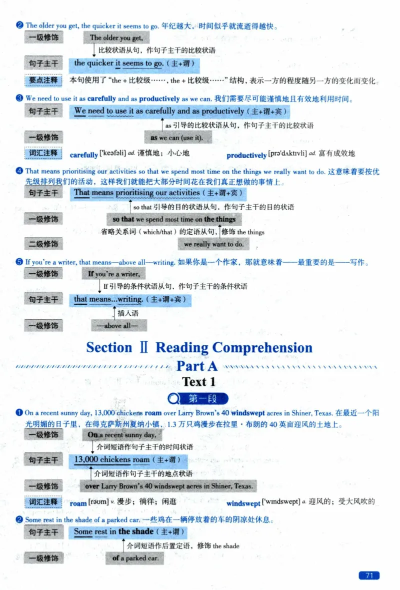 2022年逐词逐句精讲册_41考研英语一二历年真题解析_英语二_解析册+逐词逐句册