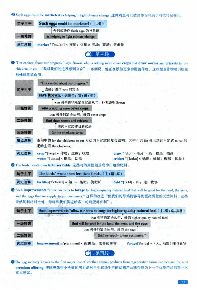 2022年逐词逐句精讲册_41考研英语一二历年真题解析_英语二_解析册+逐词逐句册