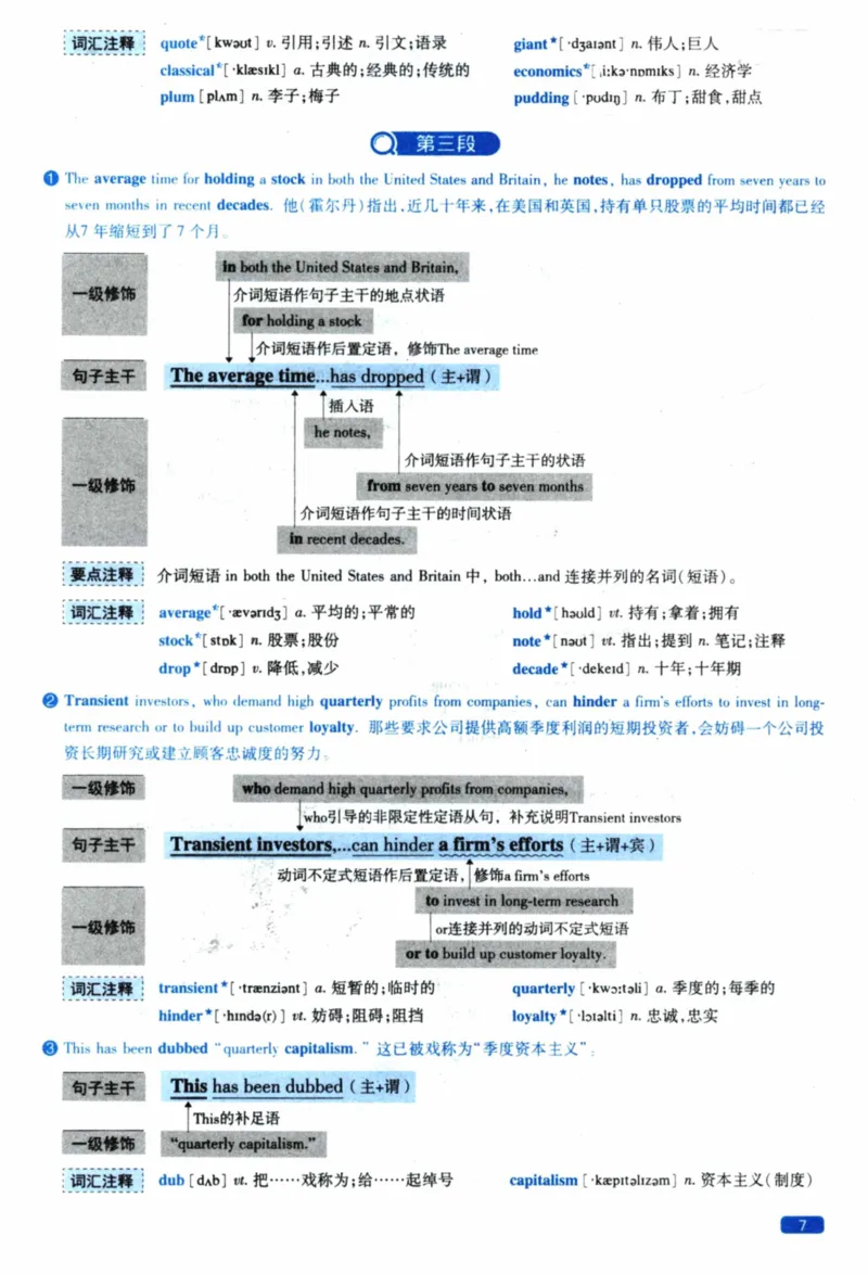 2019年逐词逐句精讲册_41考研英语一二历年真题解析_英语一_解析册+逐词逐句册