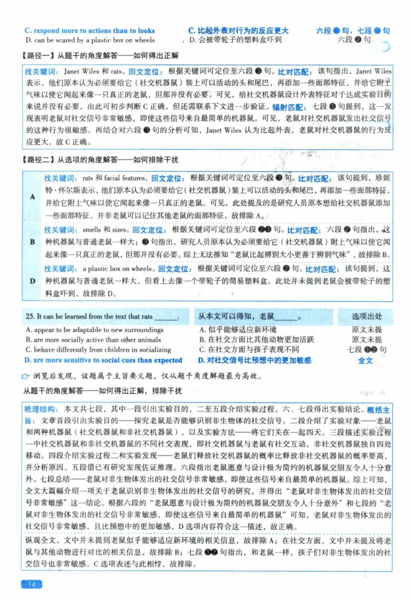 2020年真题逐题细解_41考研英语一二历年真题解析_英语二_解析册+逐词逐句册