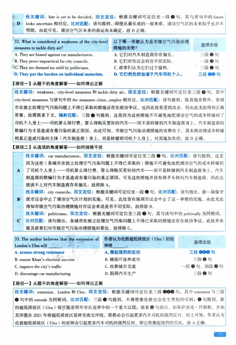 2020年真题逐题细解_41考研英语一二历年真题解析_英语二_解析册+逐词逐句册