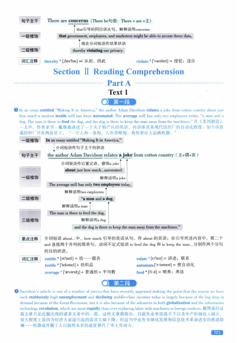 2013年逐词逐句精讲册_41考研英语一二历年真题解析_英语二_解析册+逐词逐句册