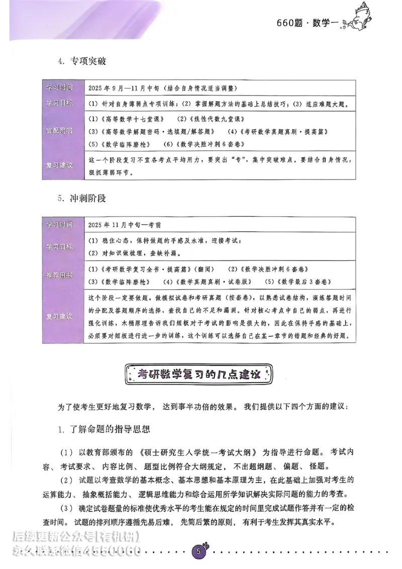 660题数一通关攻略_01.2026考研数学有道武忠祥刘金峰全程班_01.2026考研数学武忠祥刘金峰全程班_00.书籍和讲义_00.配套书籍_26版660题数一_2026版