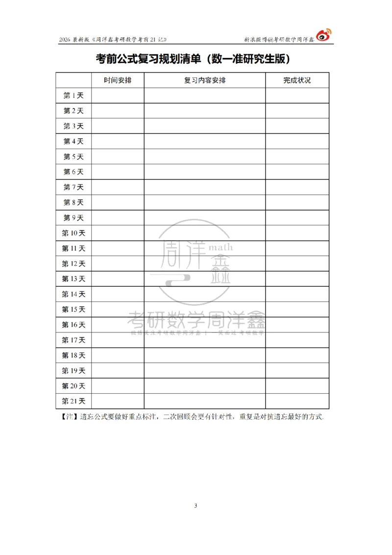 212.2026考研数学周洋鑫考前21记（最终版）_04.2026考研数学周洋鑫数学笑过_00.随课资料