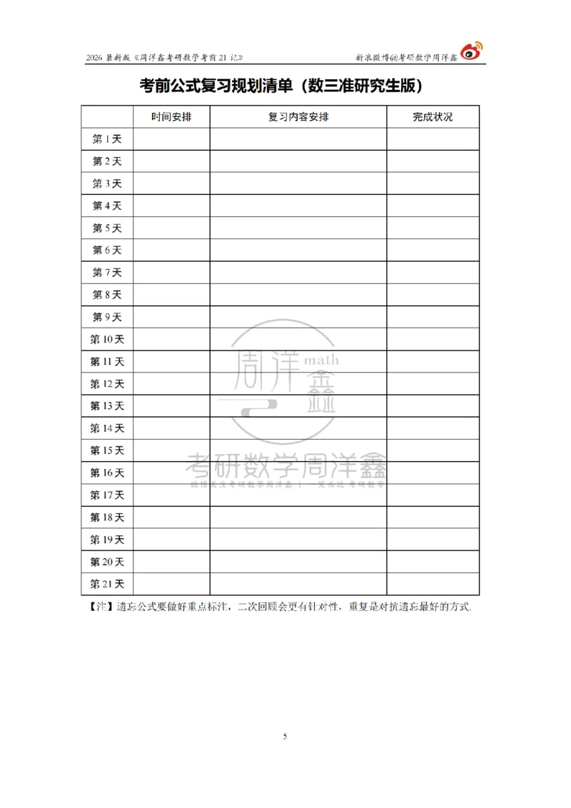 212.2026考研数学周洋鑫考前21记（最终版）_04.2026考研数学周洋鑫数学笑过_00.随课资料
