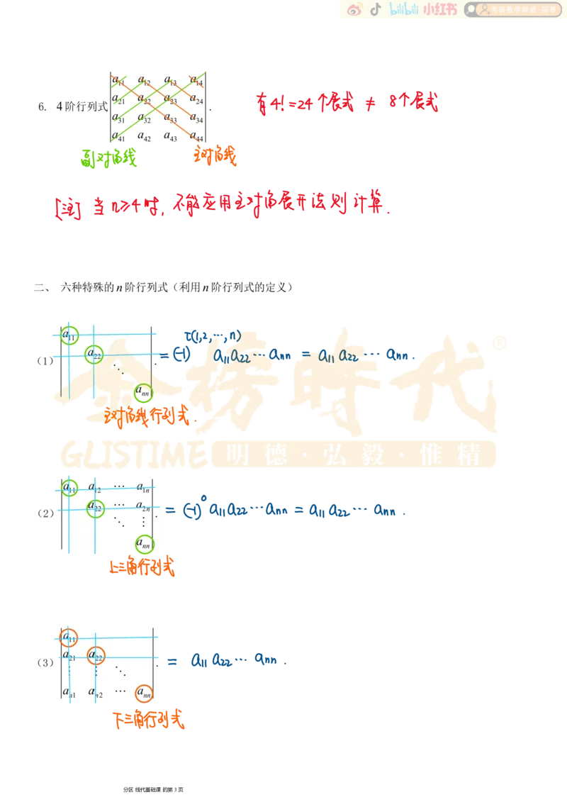 第01章01节行列式及其性质_已解密_07.2026考研数学李永乐全程班_02.2026考研数学B站李永乐_00.讲义_基础阶段_板书