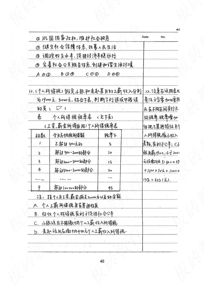 高考学霸笔记政治272页_高中衡水学霸笔记_文科衡水学霸笔记-电子版