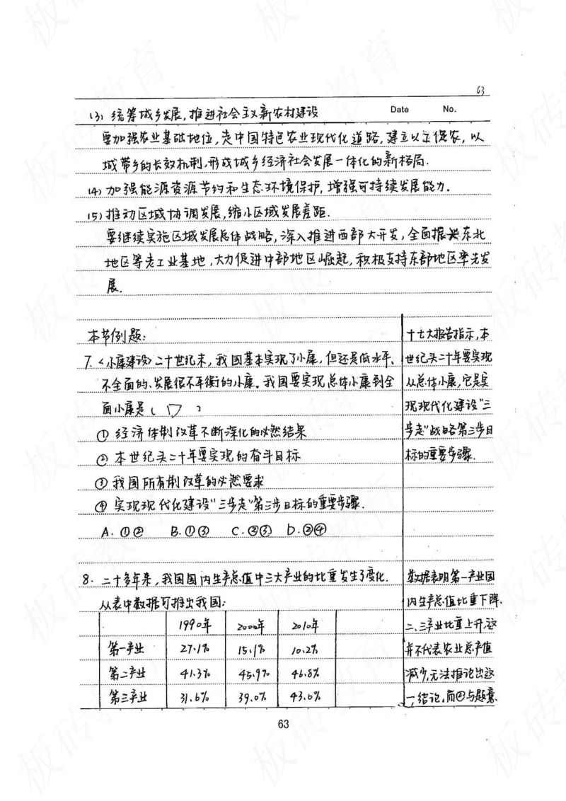 高考学霸笔记政治272页_高中衡水学霸笔记_文科衡水学霸笔记-电子版