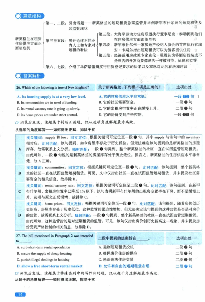2023年真题逐题细解_41考研英语一二历年真题解析_英语一_解析册+逐词逐句册