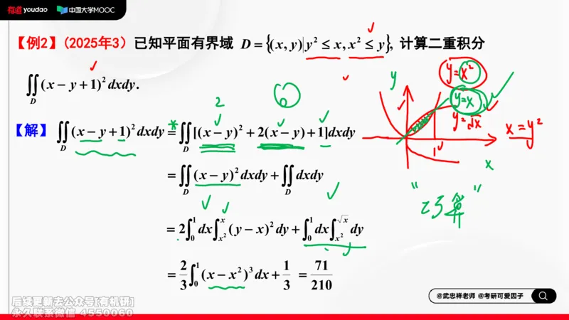 (412)--专题十三计算二重积分的方法和技巧笔记_01.2026考研数学有道武忠祥刘金峰全程班_01.2026考研数学武忠祥刘金峰全程班_00.书籍和讲义_{2}--资料