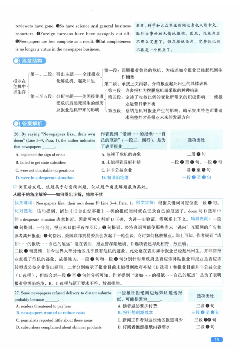 2011年真题逐题细解_41考研英语一二历年真题解析_英语二_解析册+逐词逐句册