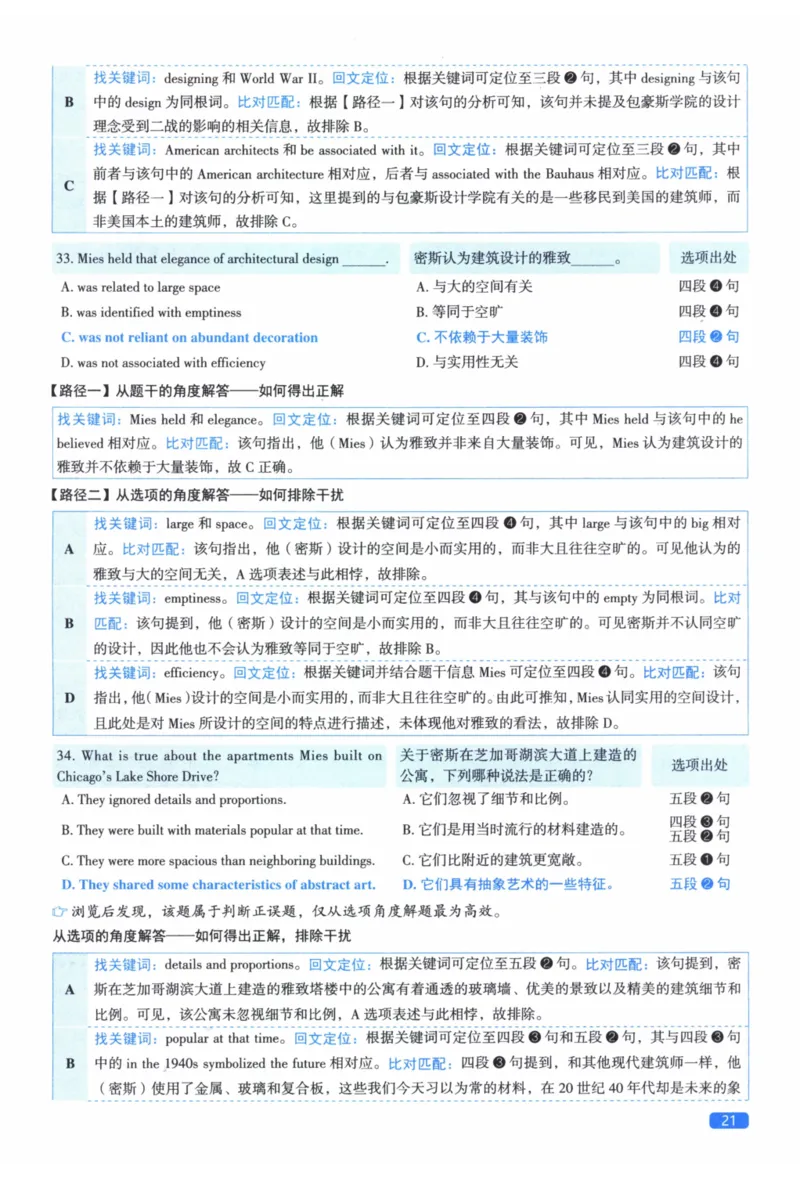 2011年真题逐题细解_41考研英语一二历年真题解析_英语二_解析册+逐词逐句册