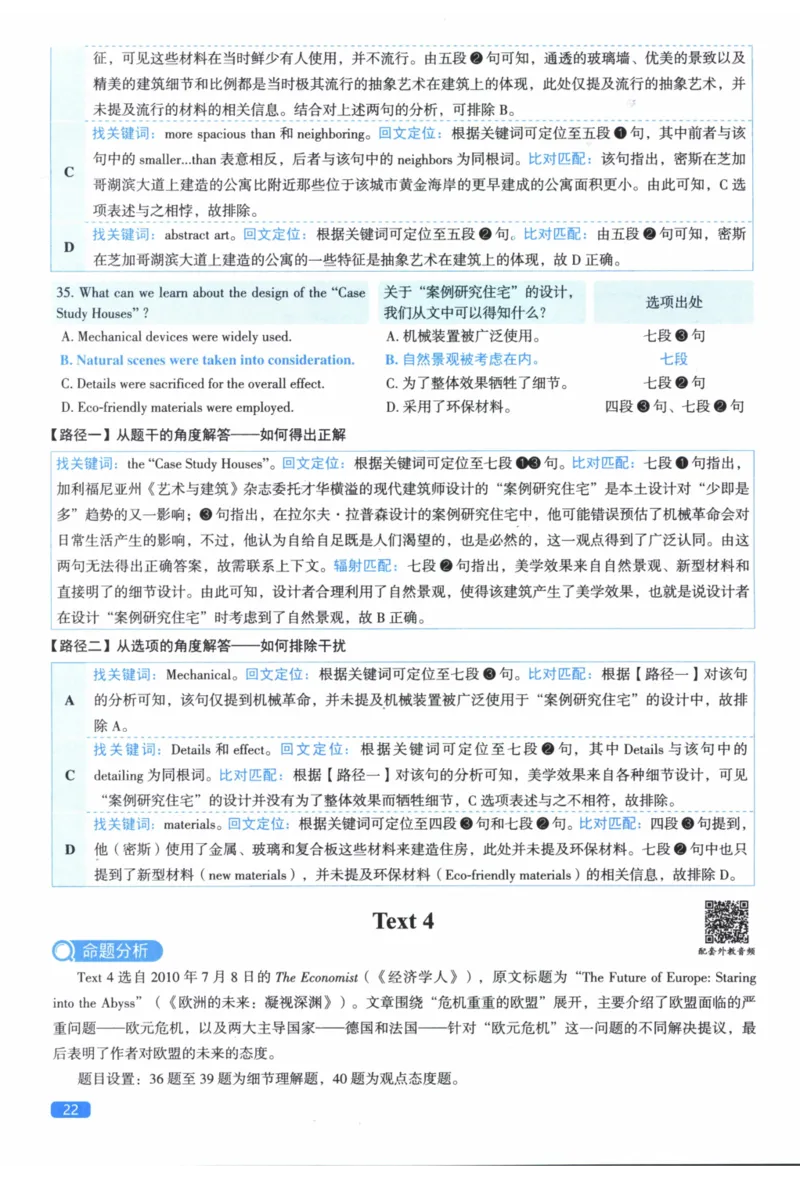 2011年真题逐题细解_41考研英语一二历年真题解析_英语二_解析册+逐词逐句册