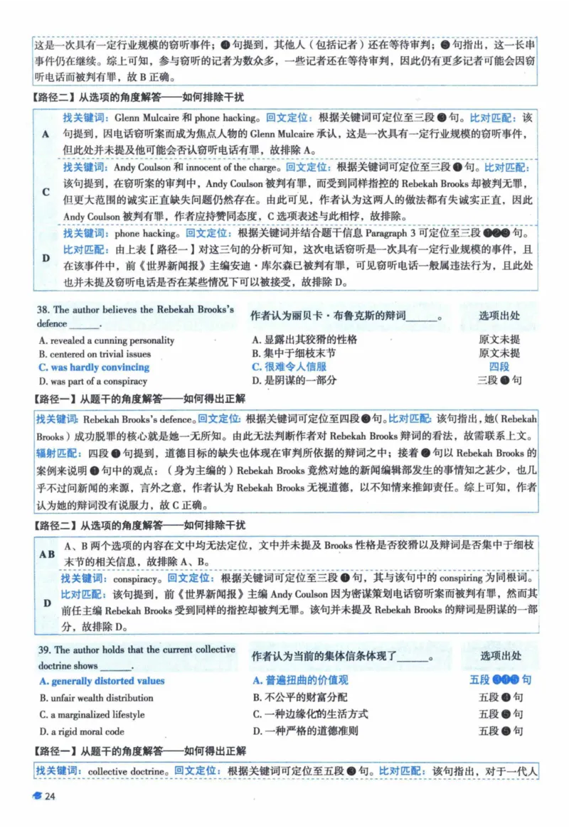 2015年真题逐题细解_41考研英语一二历年真题解析_英语一_解析册+逐词逐句册