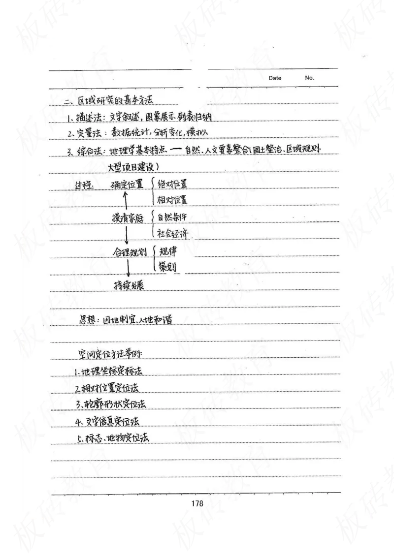 高考学霸笔记地理390页_高中衡水学霸笔记_文科衡水学霸笔记-电子版