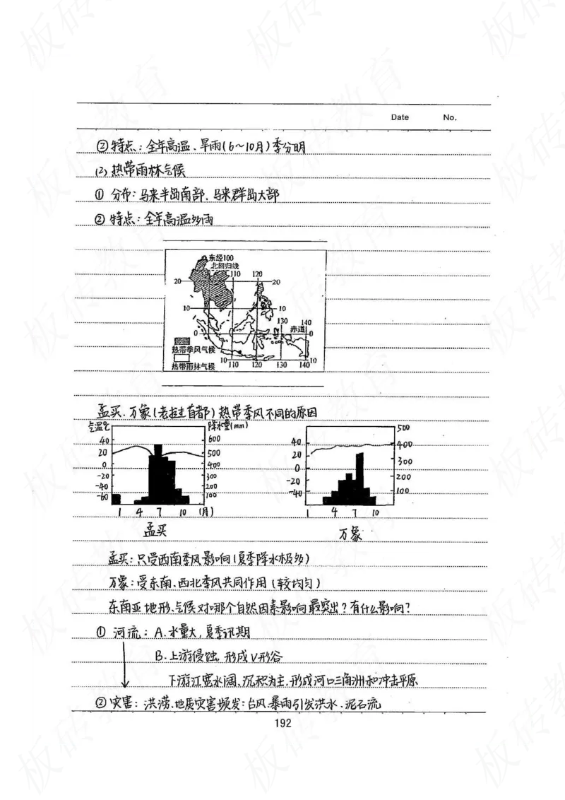 高考学霸笔记地理390页_高中衡水学霸笔记_文科衡水学霸笔记-电子版