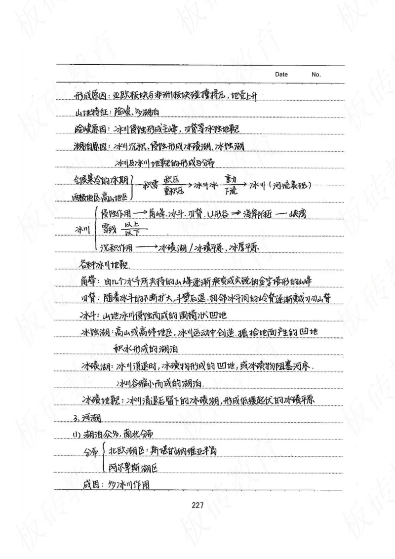 高考学霸笔记地理390页_高中衡水学霸笔记_文科衡水学霸笔记-电子版