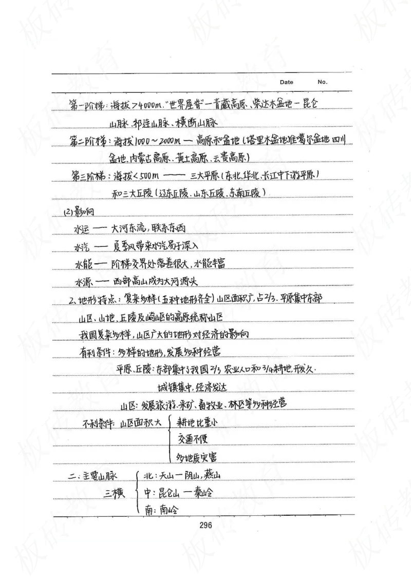 高考学霸笔记地理390页_高中衡水学霸笔记_文科衡水学霸笔记-电子版