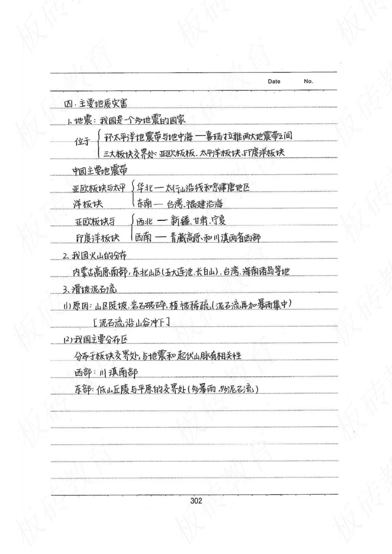 高考学霸笔记地理390页_高中衡水学霸笔记_文科衡水学霸笔记-电子版