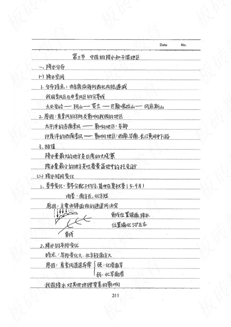 高考学霸笔记地理390页_高中衡水学霸笔记_文科衡水学霸笔记-电子版