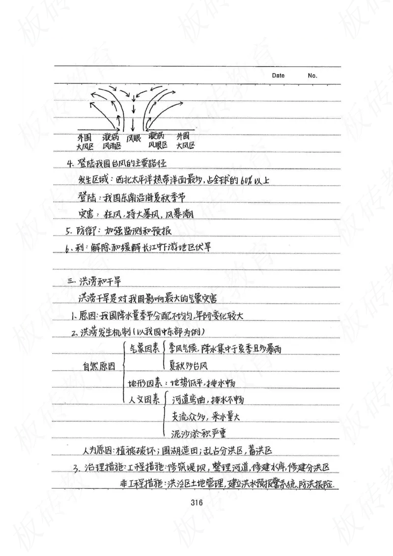 高考学霸笔记地理390页_高中衡水学霸笔记_文科衡水学霸笔记-电子版