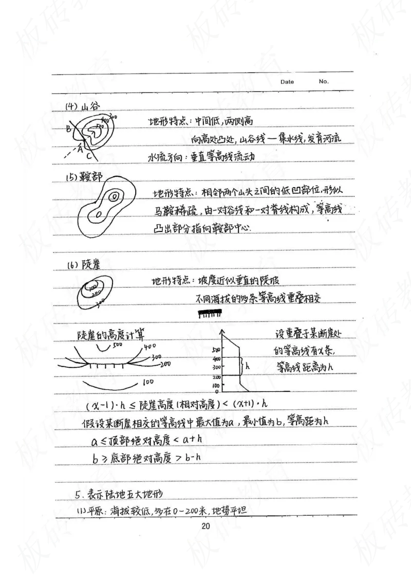 高考学霸笔记地理390页_高中衡水学霸笔记_文科衡水学霸笔记-电子版