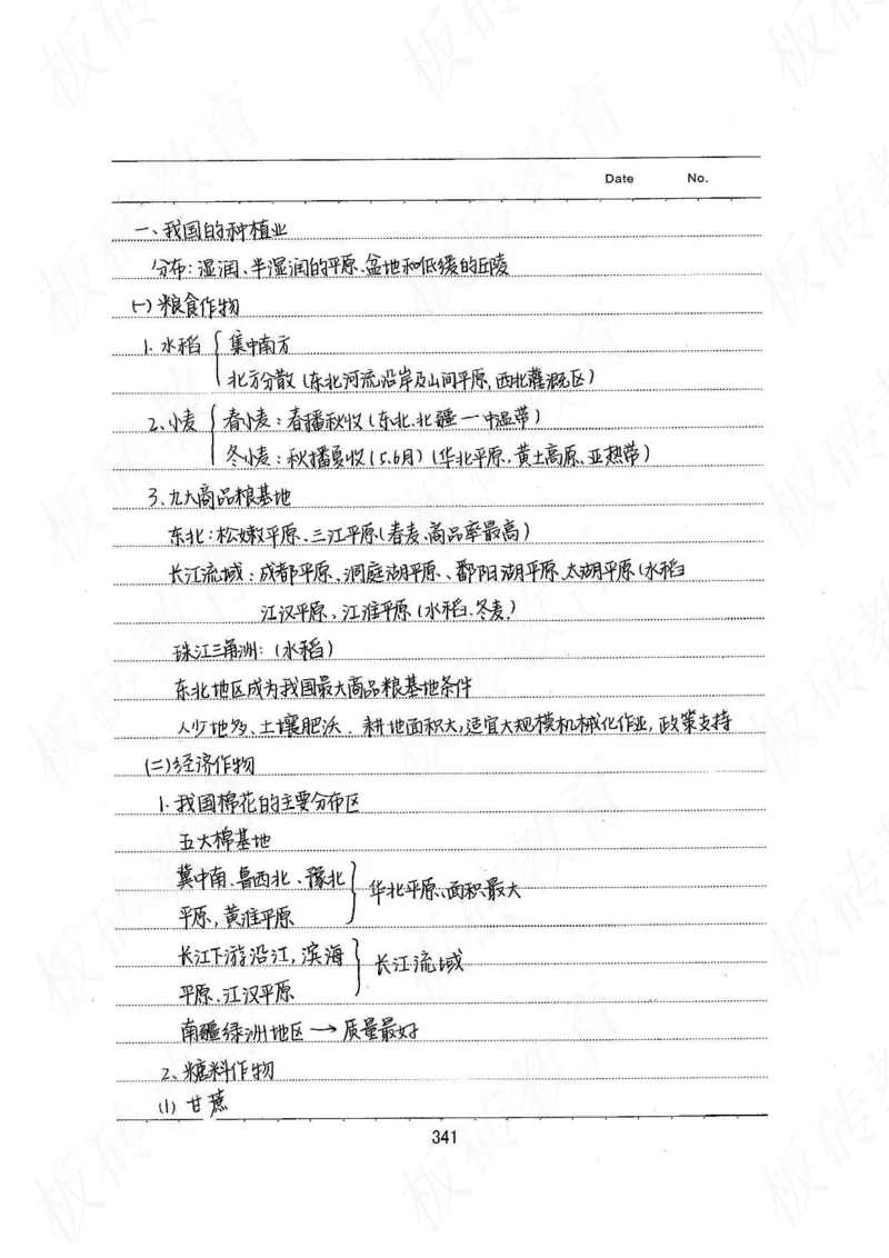 高考学霸笔记地理390页_高中衡水学霸笔记_文科衡水学霸笔记-电子版