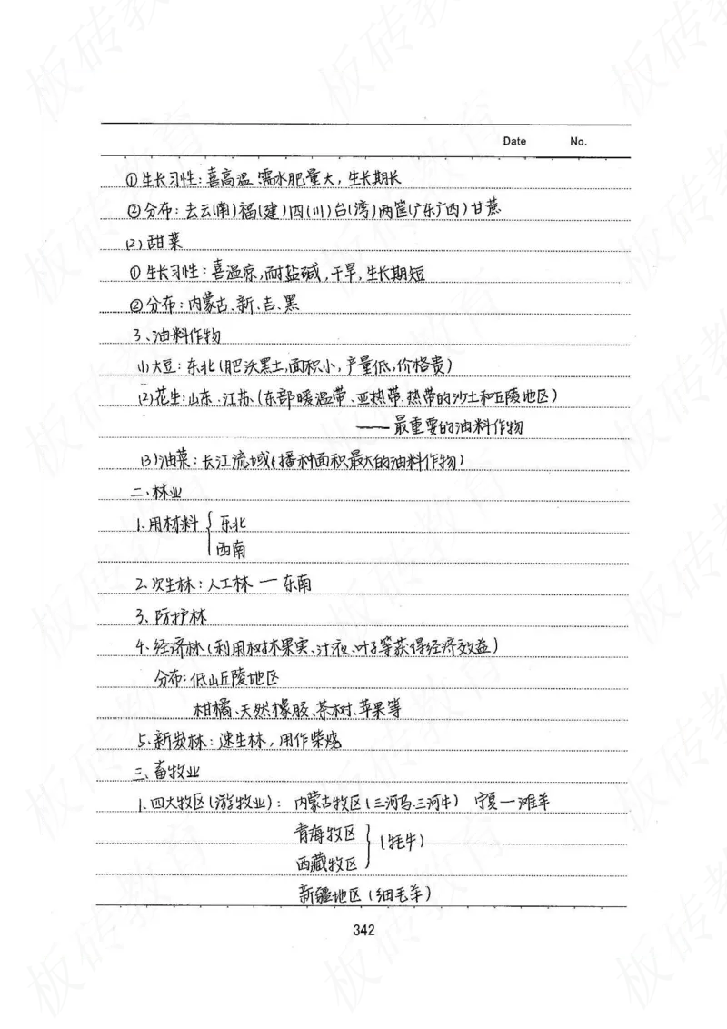 高考学霸笔记地理390页_高中衡水学霸笔记_文科衡水学霸笔记-电子版