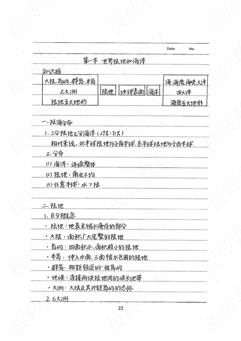 高考学霸笔记地理390页_高中衡水学霸笔记_文科衡水学霸笔记-电子版
