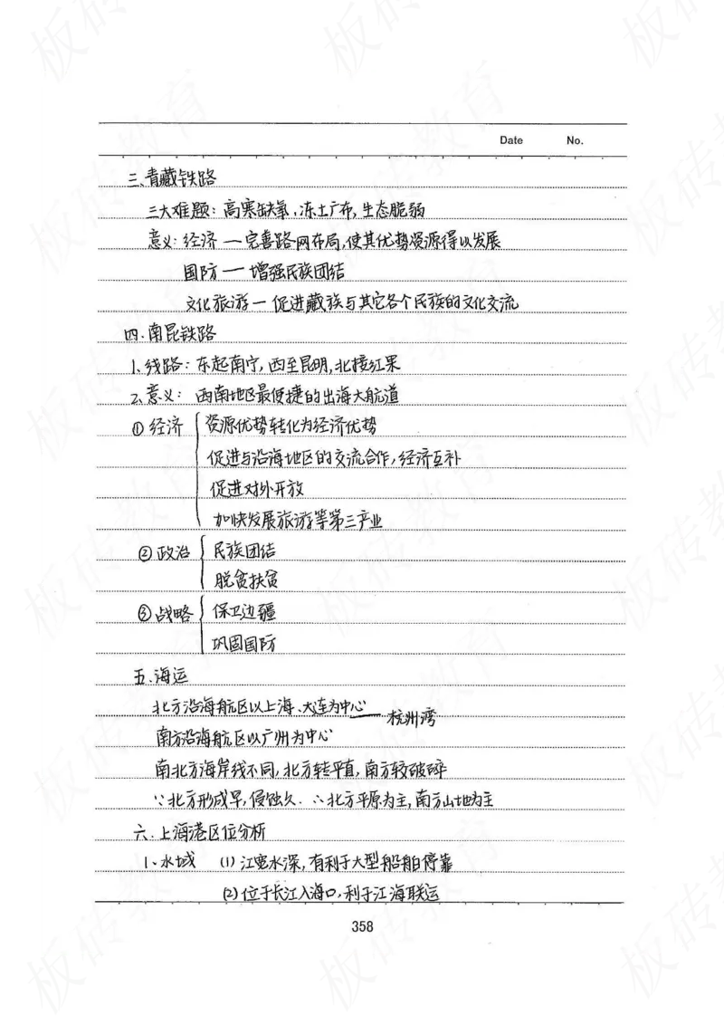 高考学霸笔记地理390页_高中衡水学霸笔记_文科衡水学霸笔记-电子版
