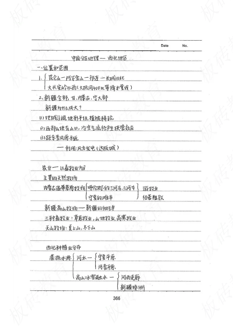 高考学霸笔记地理390页_高中衡水学霸笔记_文科衡水学霸笔记-电子版