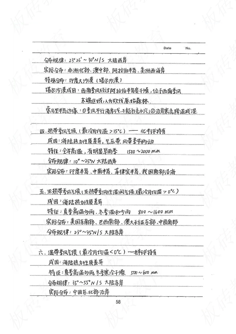 高考学霸笔记地理390页_高中衡水学霸笔记_文科衡水学霸笔记-电子版