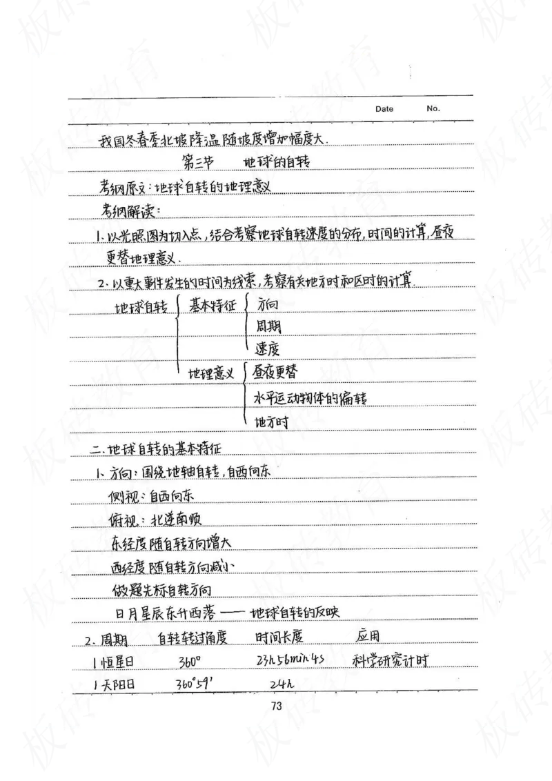 高考学霸笔记地理390页_高中衡水学霸笔记_文科衡水学霸笔记-电子版