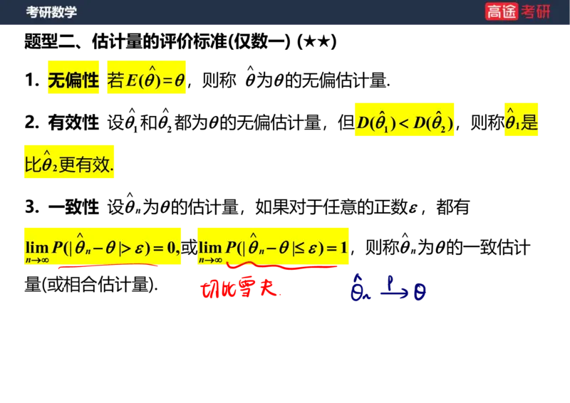 (68)-第七章_参数估计笔记版_08.2026考研数学高途王喆全程班_赠送2025课程_25考研数学（三）全年智达班_{2}--资料