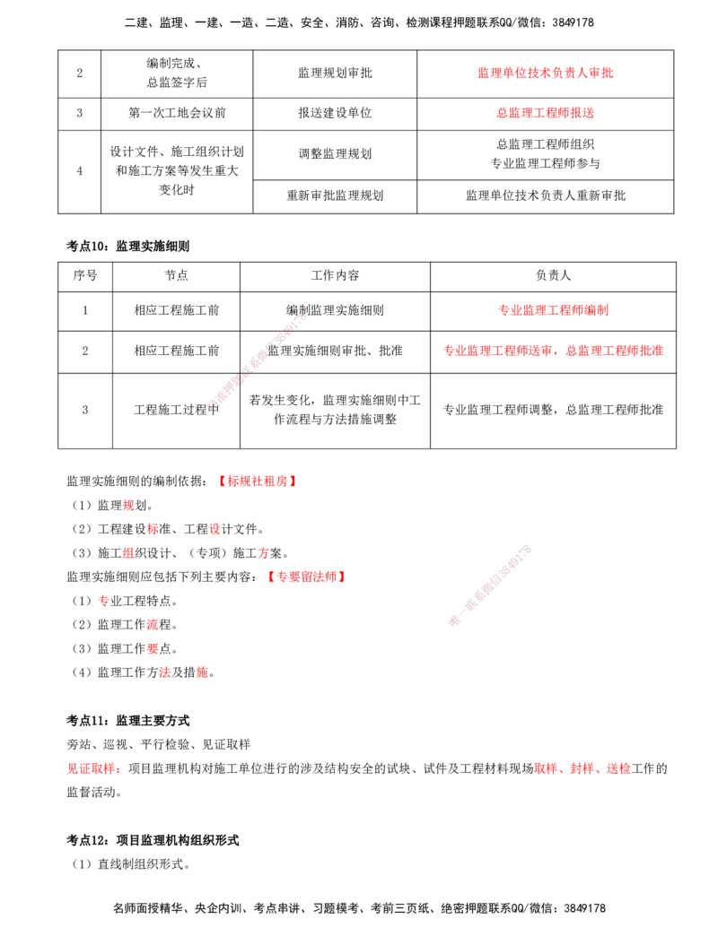 （4月17日+5月10日-打印版）-龚孝炜-土建案例-考前密训_监理工程师_2025监理工程师_2025年监理工程师SVIP_2025年监理土建案例SVIP_04-冲刺串讲✿考点强化✿小灶集训_讲义