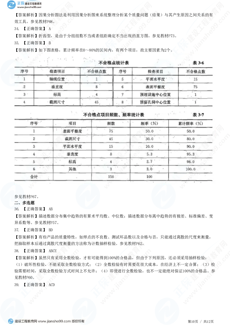 （质量控制）第三章第一节　工程质量统计分析_监理工程师_2025监理工程师_2025年监理工程师SVIP_2025年监理土建控制SVIP_02-基础精讲✿高端面授✿深度强化_精讲习题