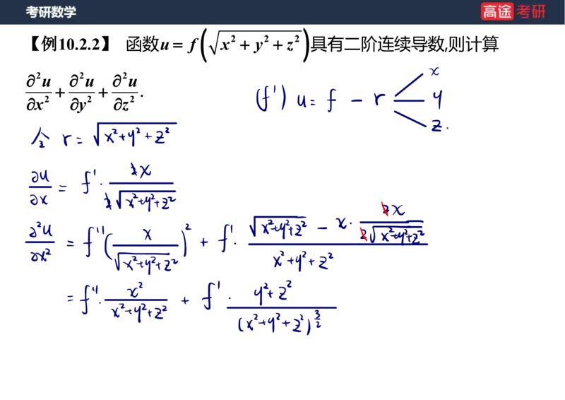 (34)-高数15多元函数微分学的计算笔记版_08.2026考研数学高途王喆全程班_赠送2025课程_25考研数学（一、二）全年智达班_{2}--资料