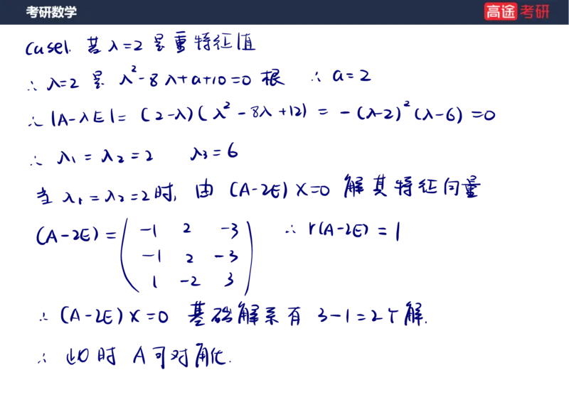 (63)-线代8&mdash;&mdash;特征值特征向量1笔记版_08.2026考研数学高途王喆全程班_赠送2025课程_25考研数学（三）全年智达班_{2}--资料