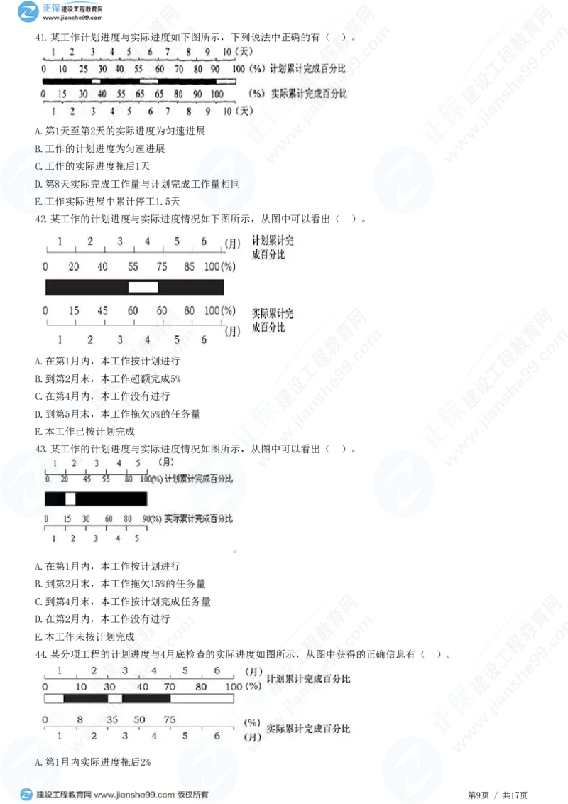 （进度控制）第四章第二节　实际进度与计划进度的比较方法_监理工程师_2025监理工程师_2025年监理工程师SVIP_2025年监理土建控制SVIP_02-基础精讲✿高端面授✿深度强化